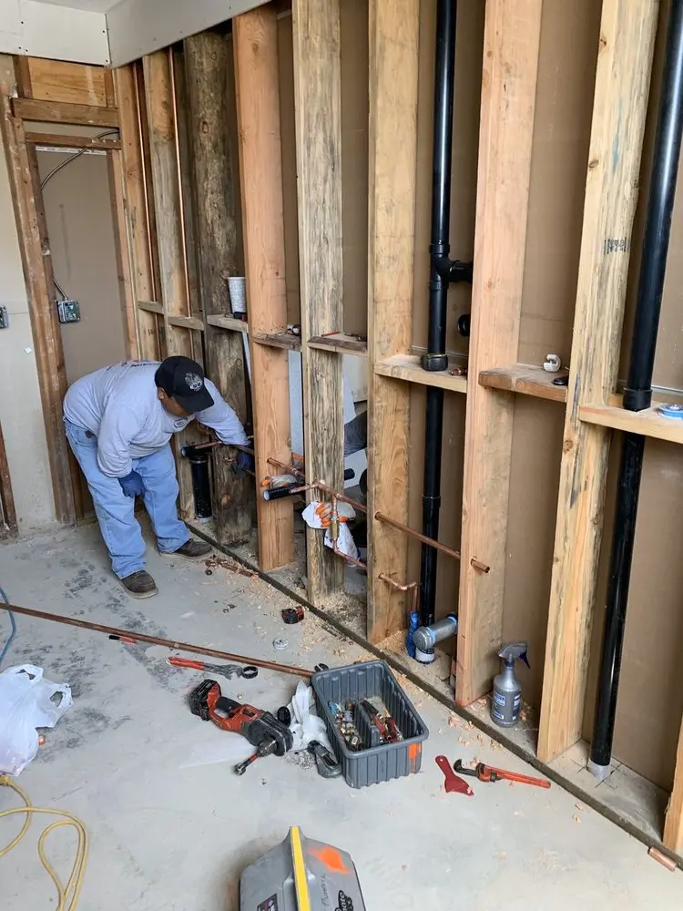Commercial rough-in plumbing for Gas Line Repair in Pineville